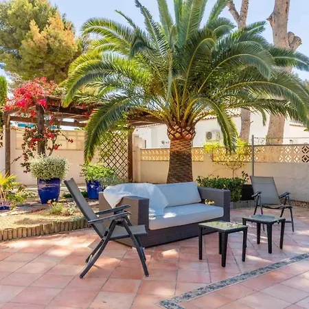 Villa Feliz Playa Piscina Wifi Aa 8 Pax *